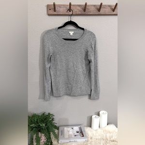 J Crew Grey Long-sleeve Shirt